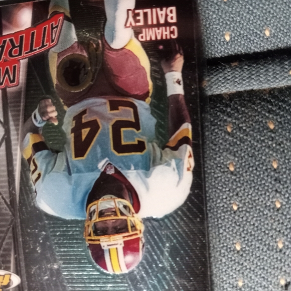 Deion Sanders + Champ Bailey (rc) Topps Finest "Main Attractions" Refractor Card - Picture 10 of 11